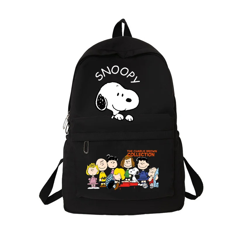 Snoopies Cartoon Hond Anime Schooltas voor Tiener Jongens Meisjes Tas Grote Capaciteit Kinderrugzak Studententas Rugzak Trend
