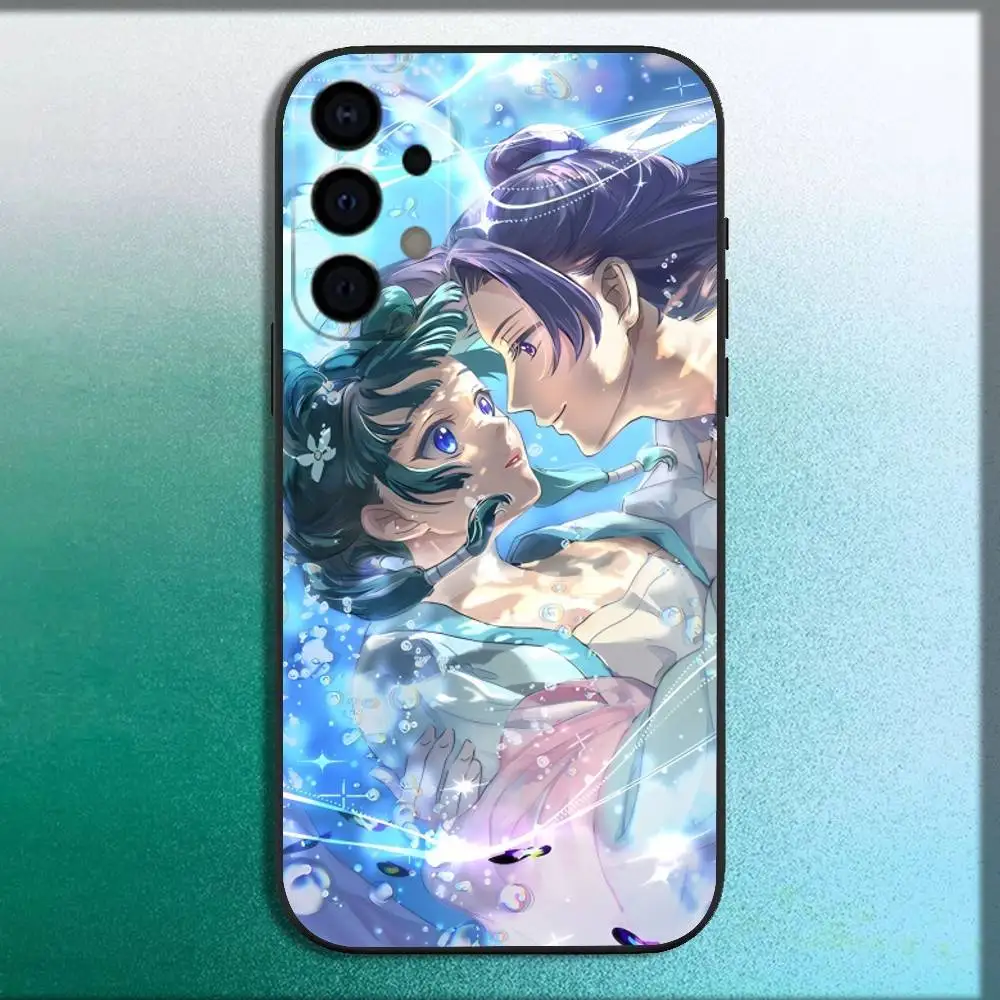 T-The A-Apothecary Diaries 전화 케이스 삼성 갤럭시 A01,02,A10,11,12,13,A21,A30,31,32,A71,73,J7,Note10,20소프트 블랙 쉘