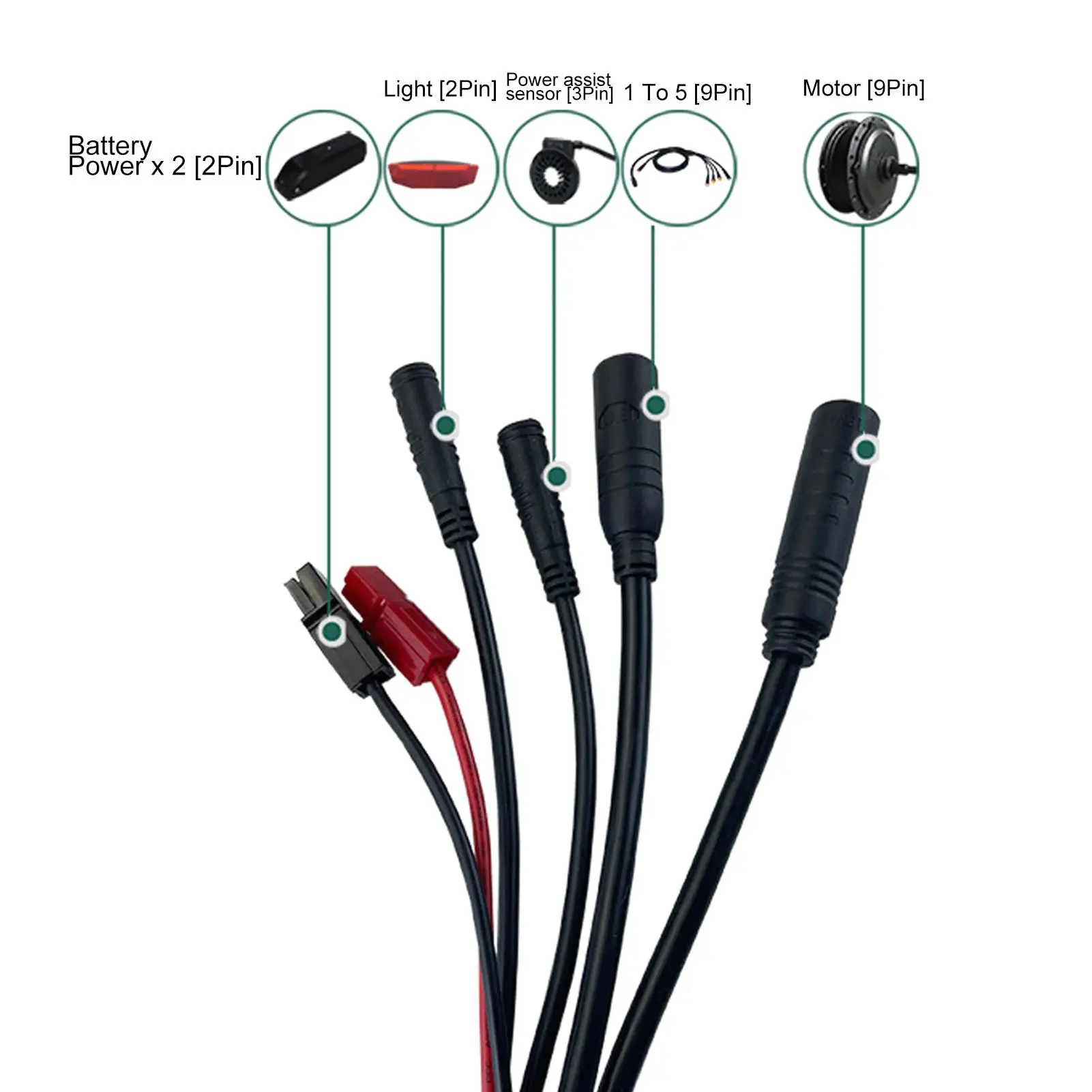 High-Quality Electric Bicycle Conversion Kit - 36V/48V 250W Motor, 15A Controller, Display, Thumb Throttle, Speed Sensor