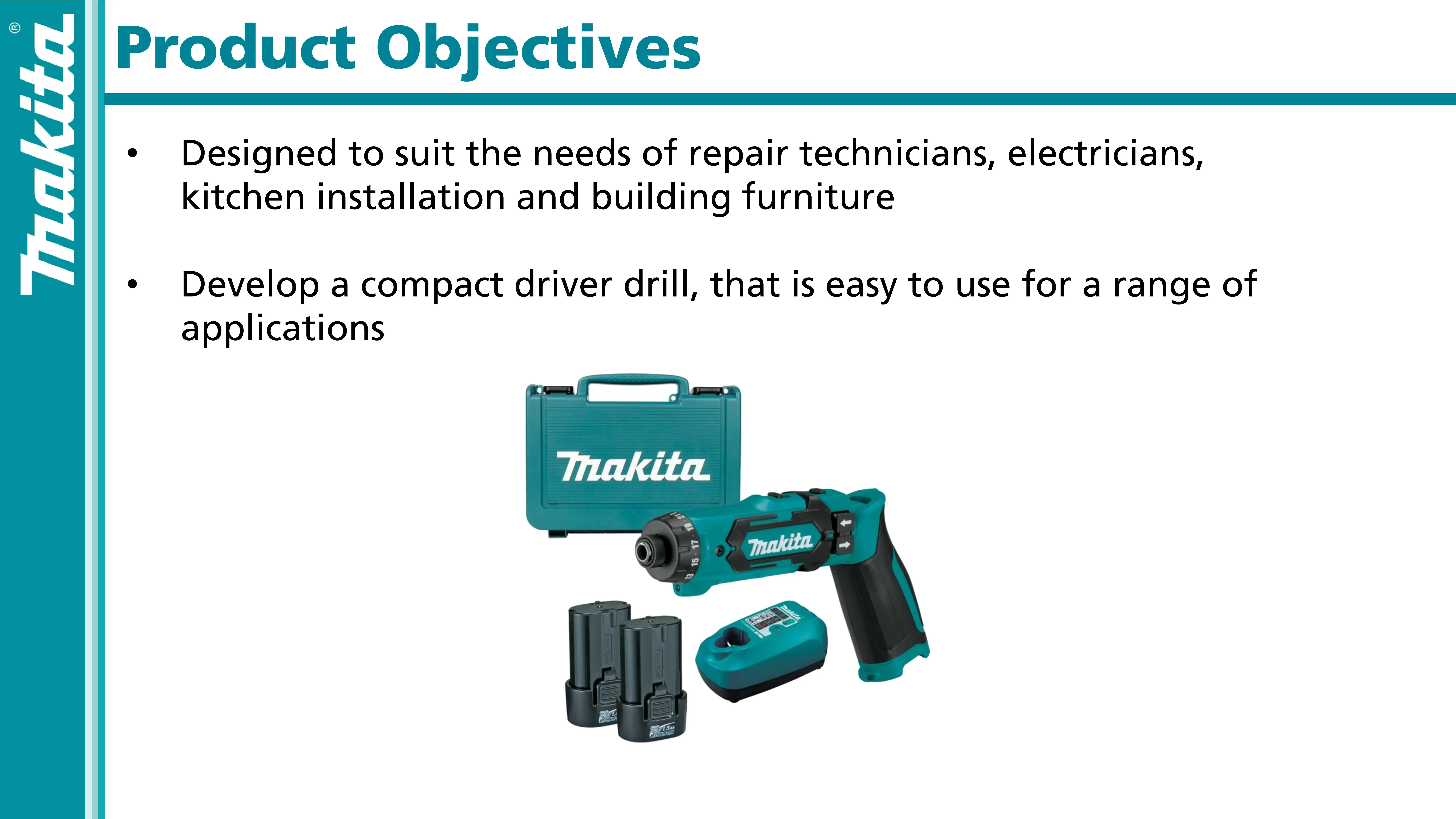 Makita DF012DSE Kit Cordless Compact Driver Pencil Electric Screwdriver 7.2V Lithium Power Tools Drill With Battery Charger