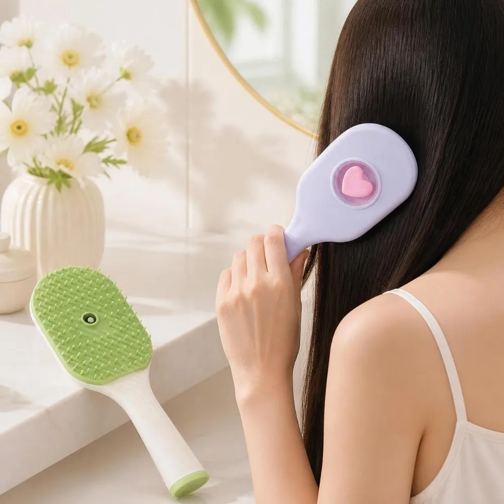 Fluffy Hair Multi-Function Massage Comb Anti-Frizz Anti-Static Air Cushion Comb Scalp Nourish Massage Guide Liquid Comb Home