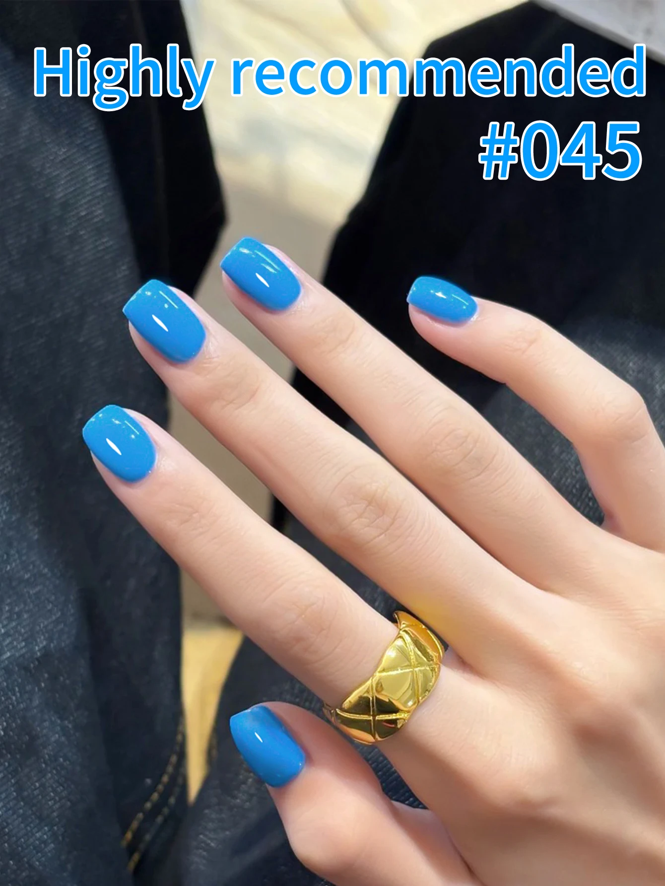 XEIJAYI 1 Stück 15ml Blauer Gel-Nagellack - UV-härtend, Formaldehydfrei für Trendige Nagelkunst-Designs, Langanhaltend & Geruchlos – Detail 6