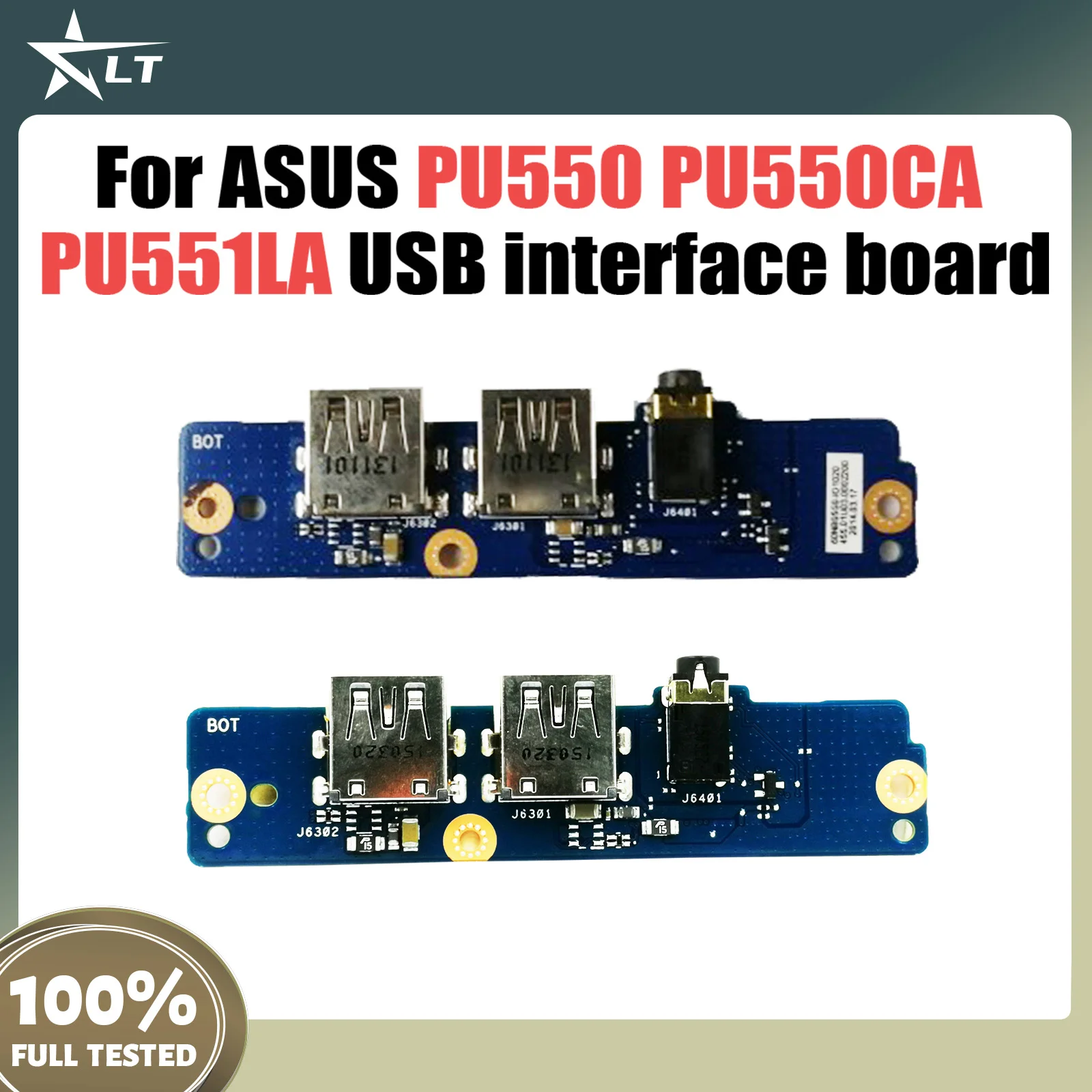 For ASUS PU550 PU550CA PU551LA Laptop USB interface small board PU550CA PU551LA IO BOARD test good Fast Ship