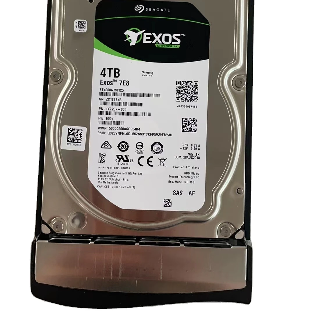 Hard drive 4TB SAS 3.5 inch 7.2K 12Gbps HDD ST4000NM0125 for Seagate EXOS