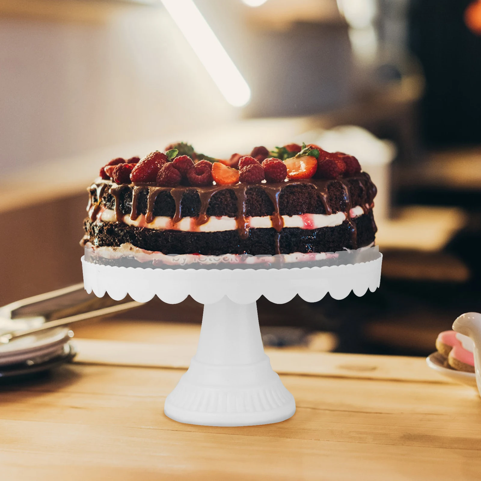 

1 шт. подставка для десерта, креативная пластиковая подставка для торта, вечерние закуски, витрина для кексов, свадебный держатель для фруктов, подставка для торта