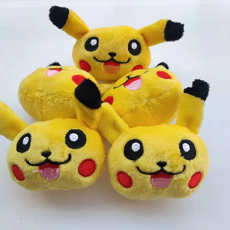 50 PC/Lot Pokemon Pikachu Mini jouet en peluche pour pendentifs Heanband peluche, meilleur cadeau de noël jouet cadeau d'anniversaire chaud