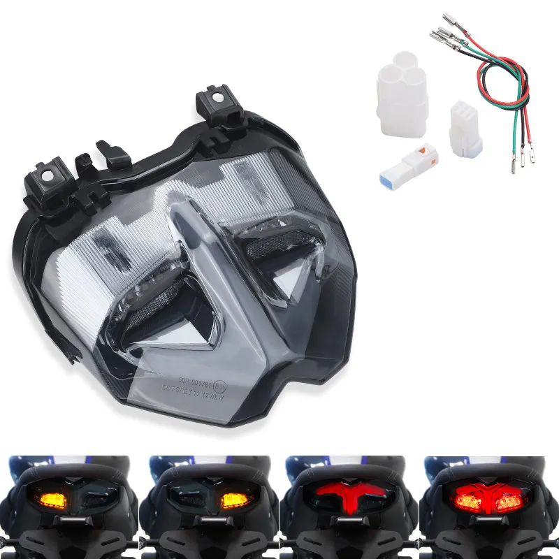 

Задний фонарь, стоп-сигналы поворота для Yamaha MT-09 MT09 SP 2021 2022 2023 MT-10 MT10 SP 2022, встроенные светодиодные задние фонари