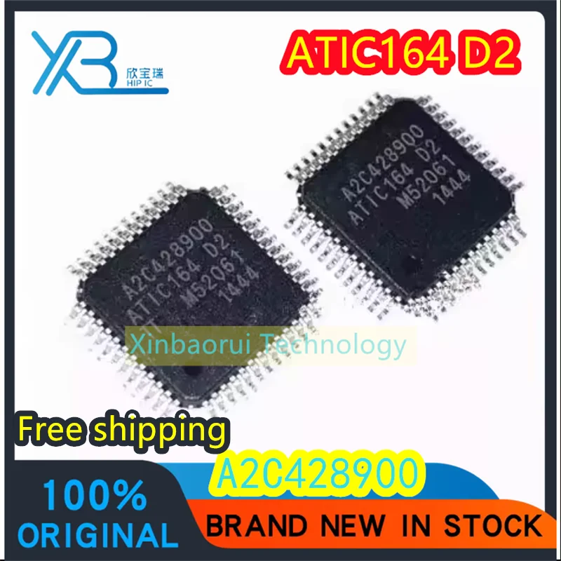 

(1/5pieces) A2C428900 ATIC164 D2 QFP48 Car computer board vulnerable commonly used chip new electronics Free shipping