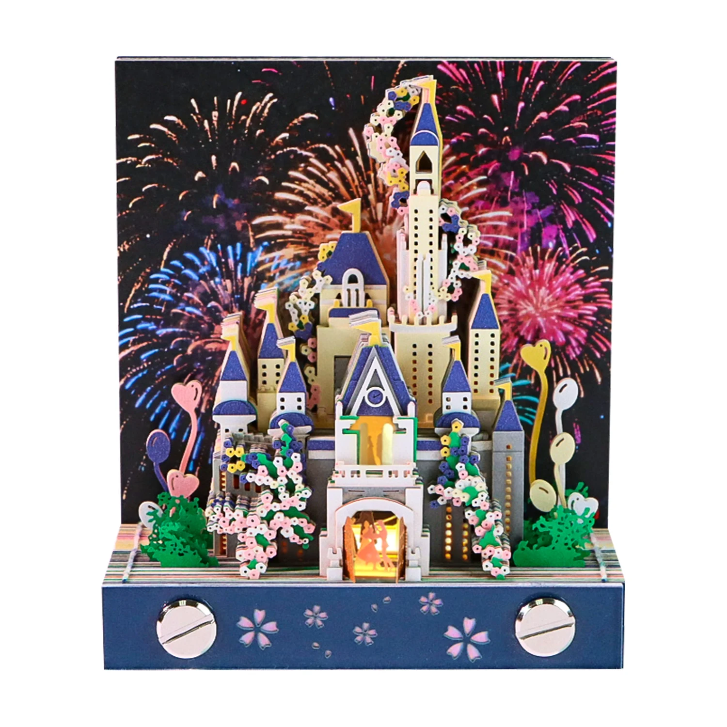

Omoshiroi Block 2027 Calendar 3D Notepad Block Castle 3D Art Calendar With Led Memo Pad Paper Notes Desk Decor Birthday Gift