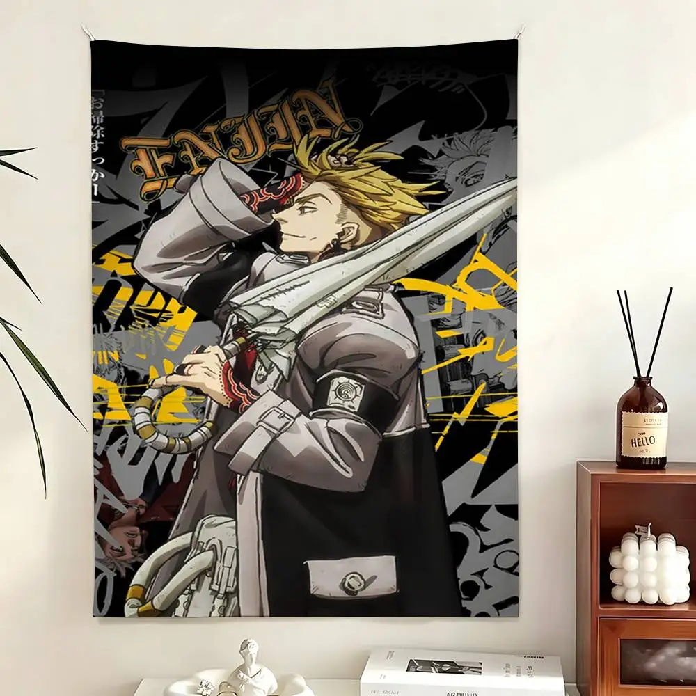 E-Enjin Cartoon G-Gachiakuta Flags Wall Hanging Tapestry Outdoor Garage Room Decorative flag Background Blanket