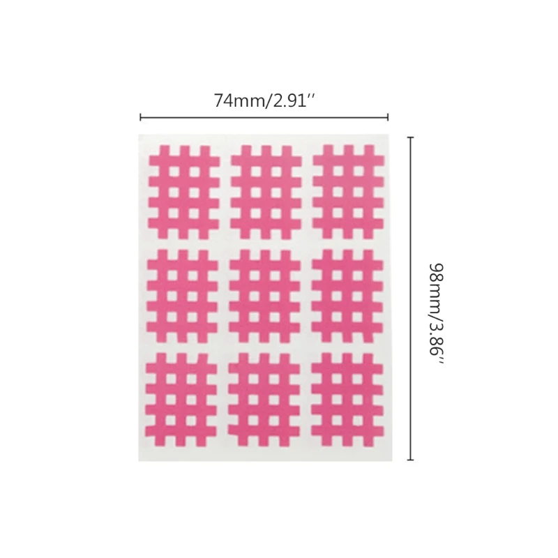 10 feuilles/paquet Kindmax pour thérapie physique à bande croisée pour le soulagement douleur bandes kinésiotypes S