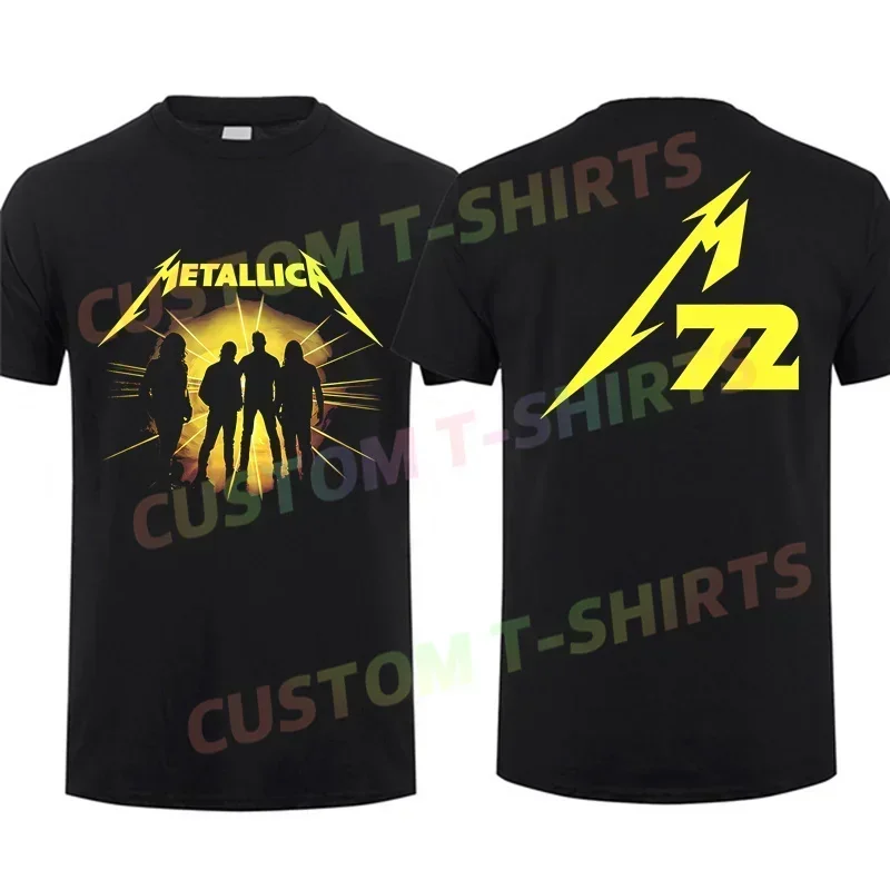 2024 Men T Shirt Casual Strobes (M72) By Metallicat T-shirt Graphic Summer Sports Tops Short Sleeves 100% Cotton S-3XL Cool Tee