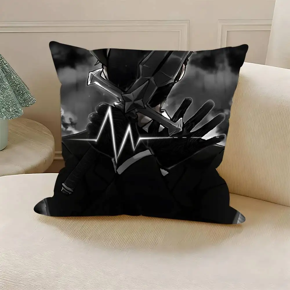 L-library of ruina Polyester Printed Pillow Cover Square 30 35 40 45 50 55 cm Soft for Sofa Bed Car Home Decor
