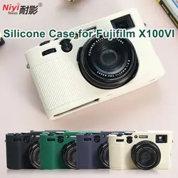 for Fujifilm X100VI Camera Soft Silicone Case Cover Protector Full Body Case Film Glass Hand Strap Retro Fuji X100 Mark6