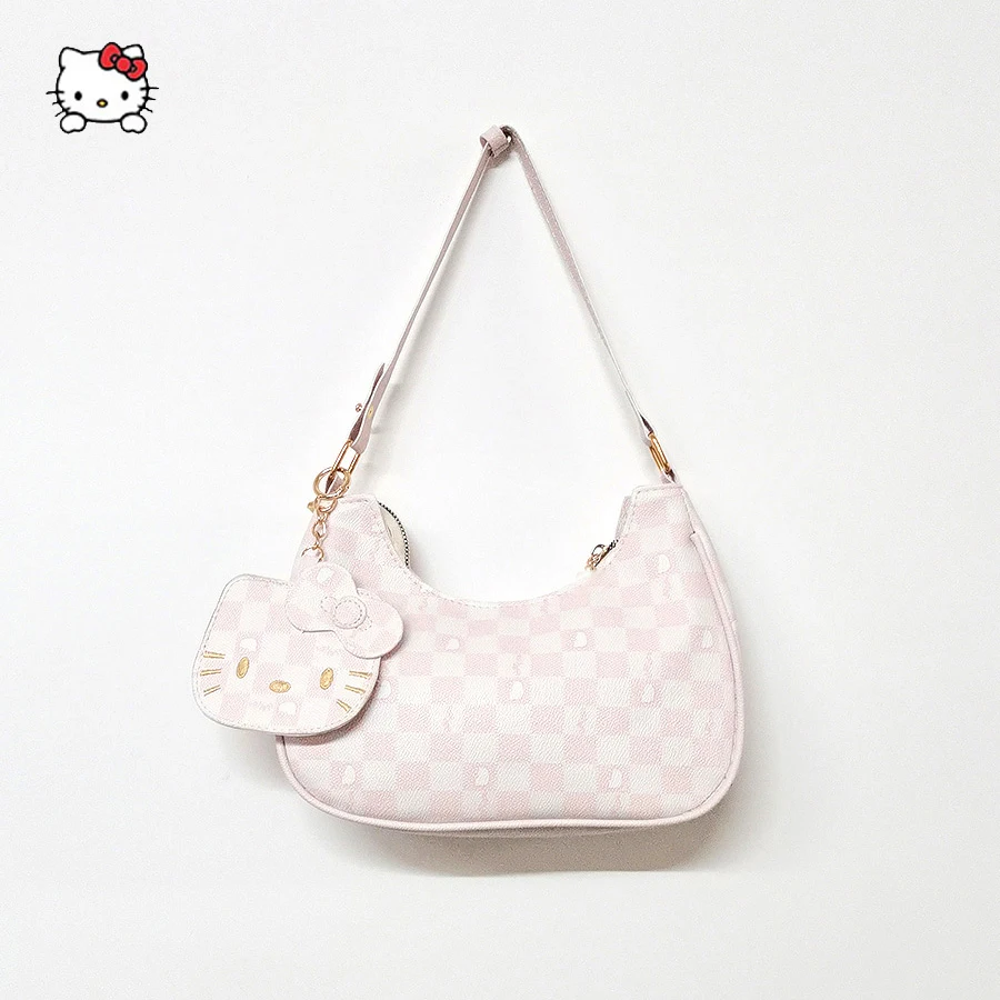 

Новые сумки Sanrio Hello Kitty Kawaii, милые аниме-сумки на молнии, сумки через плечо для женщин, сумки-кроссбоди, аниме-сумки, подарки, игрушки