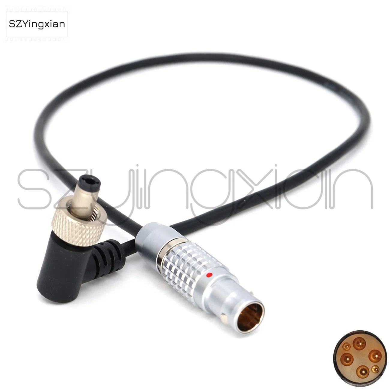 DJI Ronin2 1B 6pin Output to DC 5.5x2.5mm Threaded For ATOMOS Monitor/Sound Device/Wireless Image Transmission Power Cable