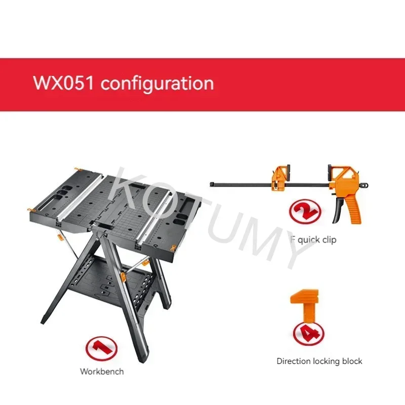 Table High-Quality Non-Slip Woodworking Table Portable Household Work Table Multifunctional Workbench Folding Working Tool