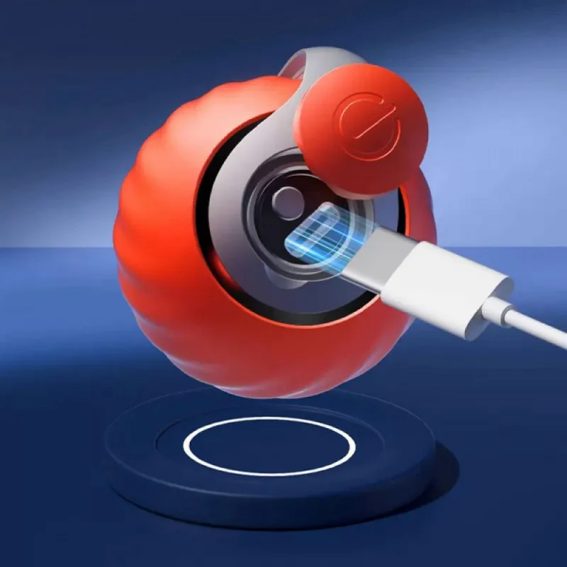 ألعاب القطط التفاعلية مع الذيل التلقائي الكهربائية لعب الكرة المتداول للقطط الكلب ألعاب الحيوانات الأليفة الذكية التلقائي دعابة USB قابلة للشحن