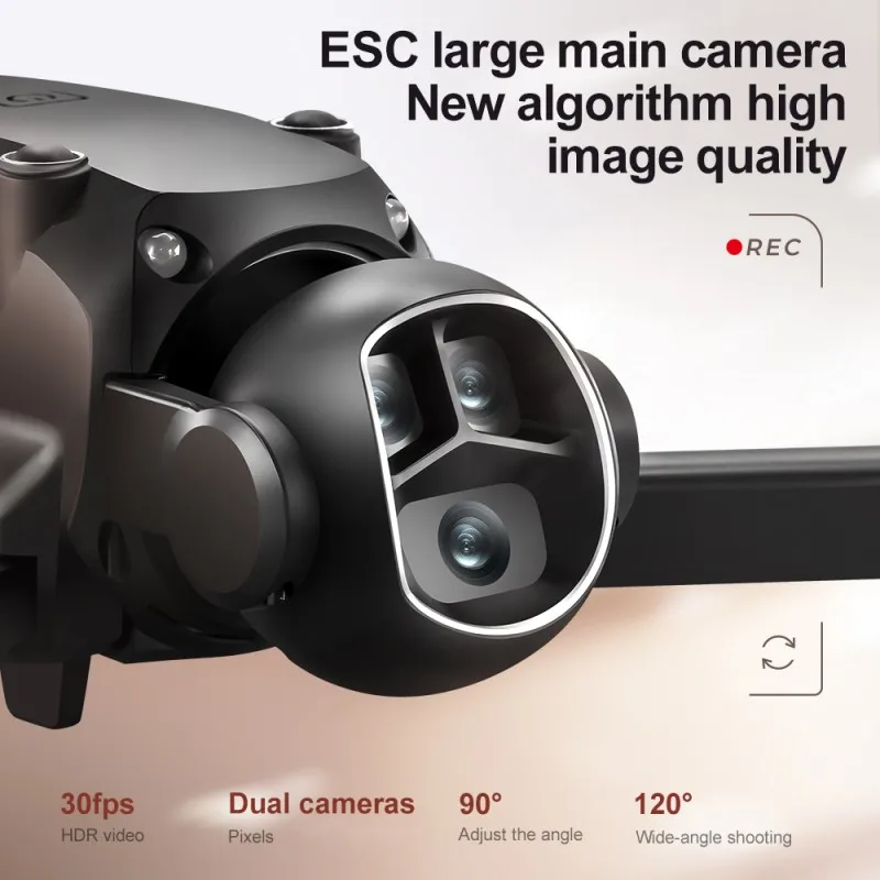Dron Lenovo M7 8K z podwójną kamerą HD do fotografii lotniczej, inteligentnym unikaniem przeszkód, silnikiem bezszczotkowym, 5G WIFI, GPS i funkcją powrotu. — zdjęcie produktu 4