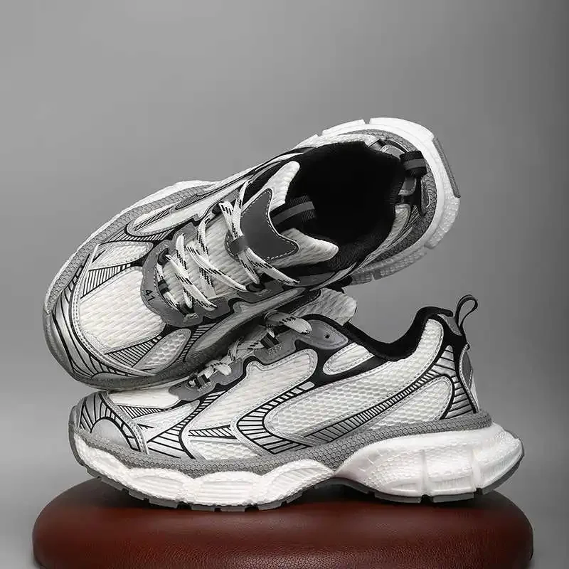

Lace-up Demi-season Women's Fuchsia Shoes Running Ladies Sneakers Luxury Grey Boots Women Sports Beskets Collection Tensi