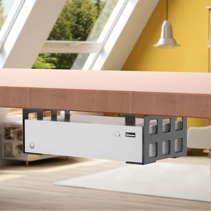 Giá đỡ tường hoặc dưới kệ để sử dụng bảng điều khiển trò chơi, văn phòng tại nhà và ký túc xá