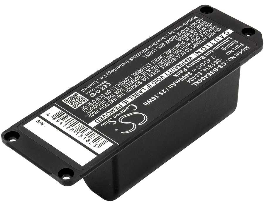 Сменная батарея CS для Bose Soundlink Mini, 413295, PN: 063404, 063287, 3400 мАч / 25,16 Вт·ч
