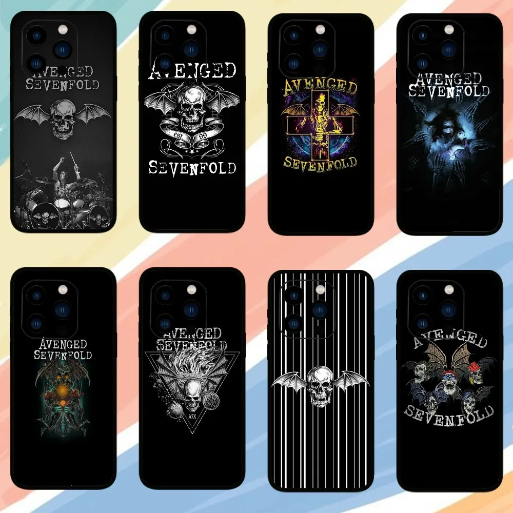 The Band Avenged Sevenfold Phone Case For iPhone 15 14 13 12 11 Pro Max mini XS XR X 8 Plus SE Cover