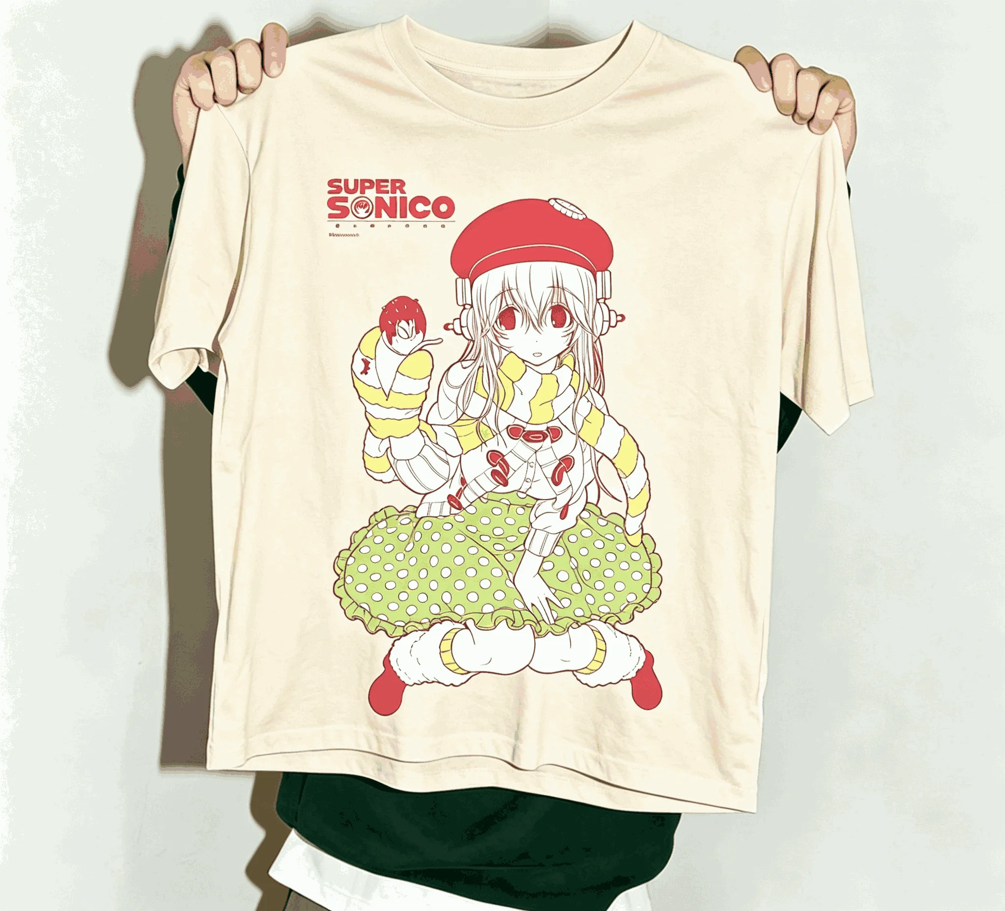 Super Sonico Anime Lover Oversized Unisex Streetwear Trendy Cotton T-shirt New Model Fashion Hip Hop Street high quality Couples