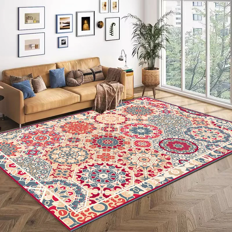 

VIKAMAAmerican-Style Retro Entry Door Mat - Crystal Velvet Door Mat - Entry Door Foot Mat - Cushion