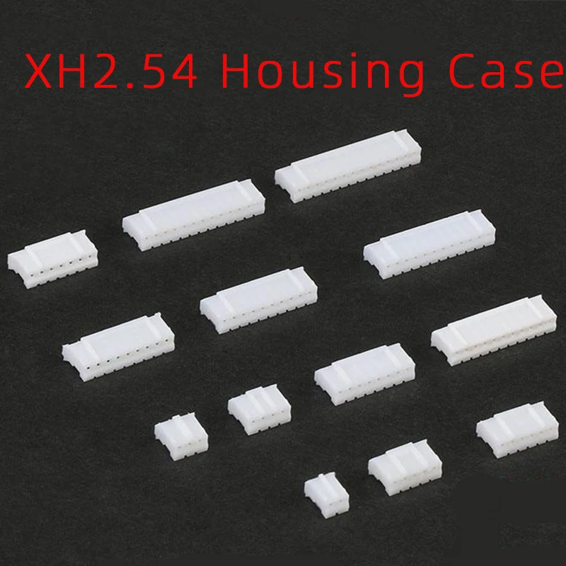 10pcs JST XH2.54mm Connector 2.54MM Pitch JST 2/3/4/5/6/7/8/9/10pin Plug Socket PCB Board to Wire Housing Micro Connector