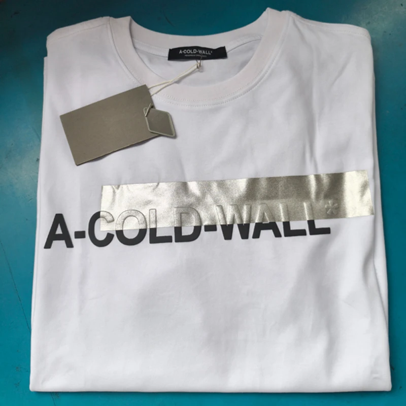 Summer Cotton A-COLD-WALL Short-sleeved T-shirts Men Women High Quality Leisure ACW T Shirt