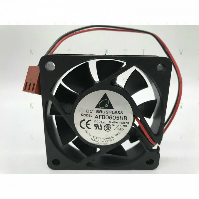 

H 1 PCS FOR DELTA FAN AFB0605HB DC 5V 0.45A 6015 6CM 2 Wire 3 PIN