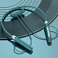 Neck Wireless Bluetooth Earphones TWS 9D Stereo Surround Headphone Magnetic Sport Neckband Headset Neck-hanging Earbuds with Mic