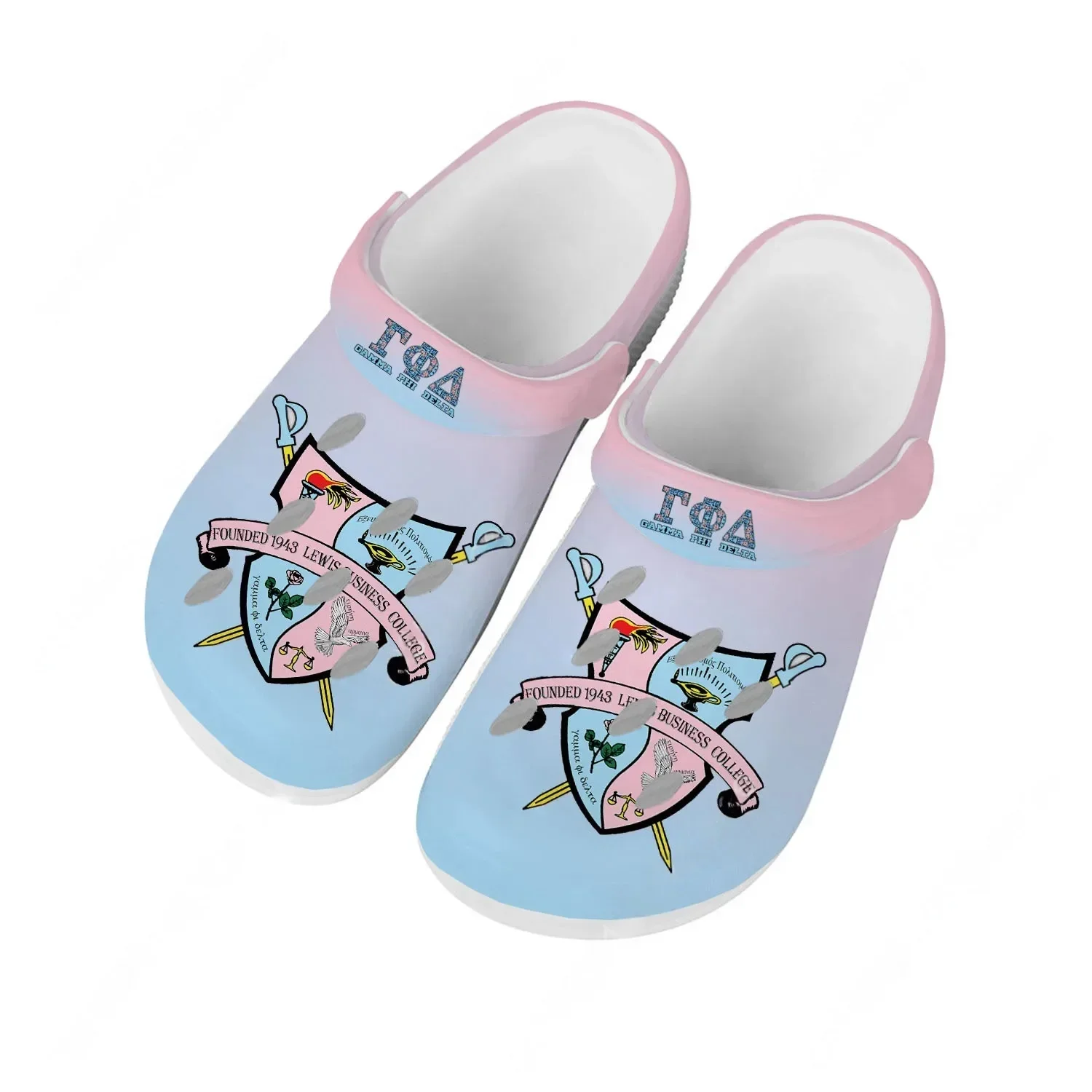 Gamma Phi Delta Sandals Men Women Teenager Fashion Water Shoes High Quality Garden Breathable Comfort Beach Custom Slippers