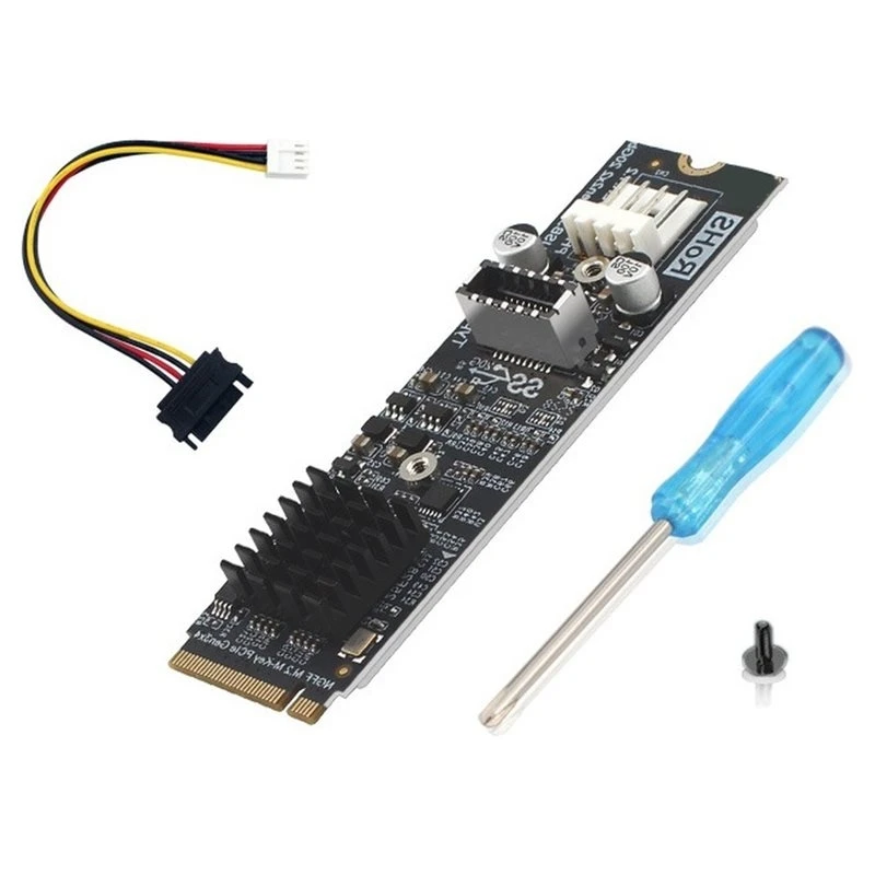 Stylish-M.2 NVME MKEY To USB3.2 Adapter ASM3242 Chipset