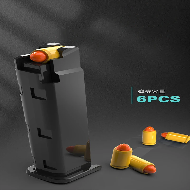Pistola de juguete de ráfaga automática para lanzar conchas G18, puede lanzar balas suaves de aleación, Arma de tiro al aire libre, juguete CS para