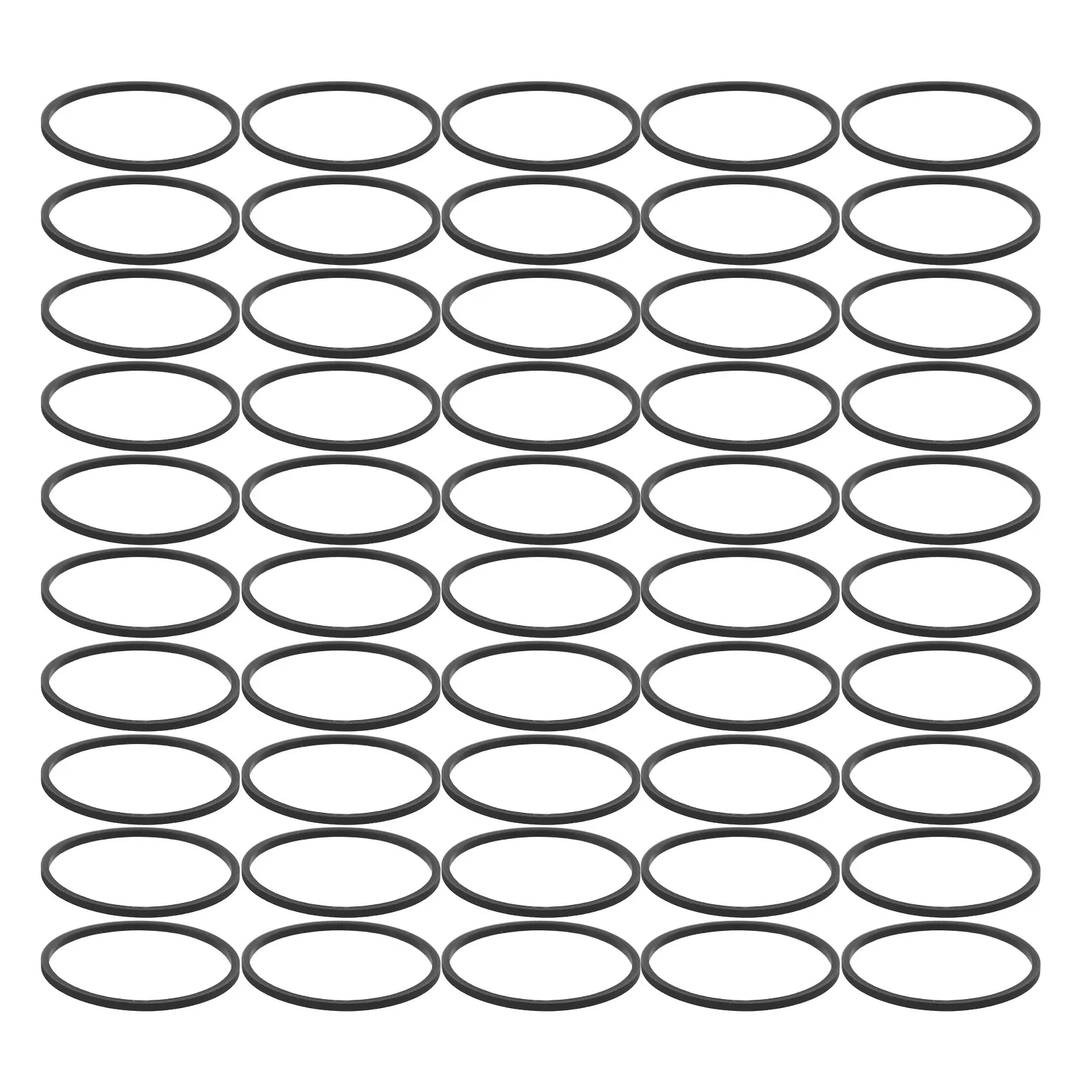 30Pcs Tape Recorder Belts Replacement Dvd Cd Ld Vcr Drive Rubber Synchronous Band 44MM Width Machine Repair Low