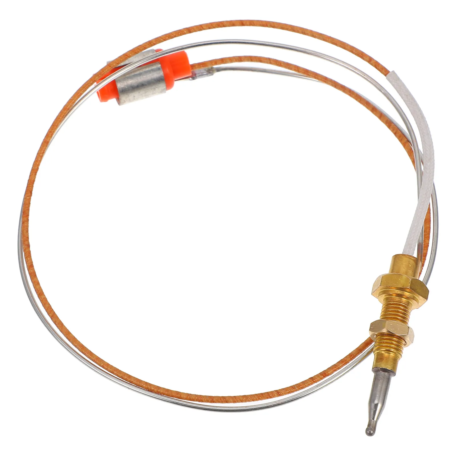 

40Cm Thermocouple for Gas Stove Built-in Cooktop Flameout Protection Igniter Kit with Ceramic Cover for Grill Fireplace Furnace