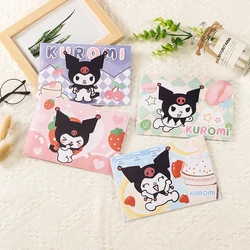 2023 New Sanrio Cute Cartoon Kuromi Envelope Letter Set Exquisite Student Letter Message Letter Paper Gift Letter Wholesale