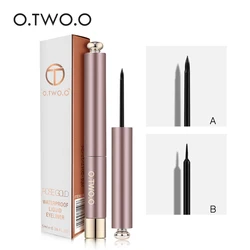 Wholesale O.TWO.O Liquid Eye Liner Pen Two Types Brush Tip Easily Draws Long Lasting EyeLiner Waterproof Pencil Delineador