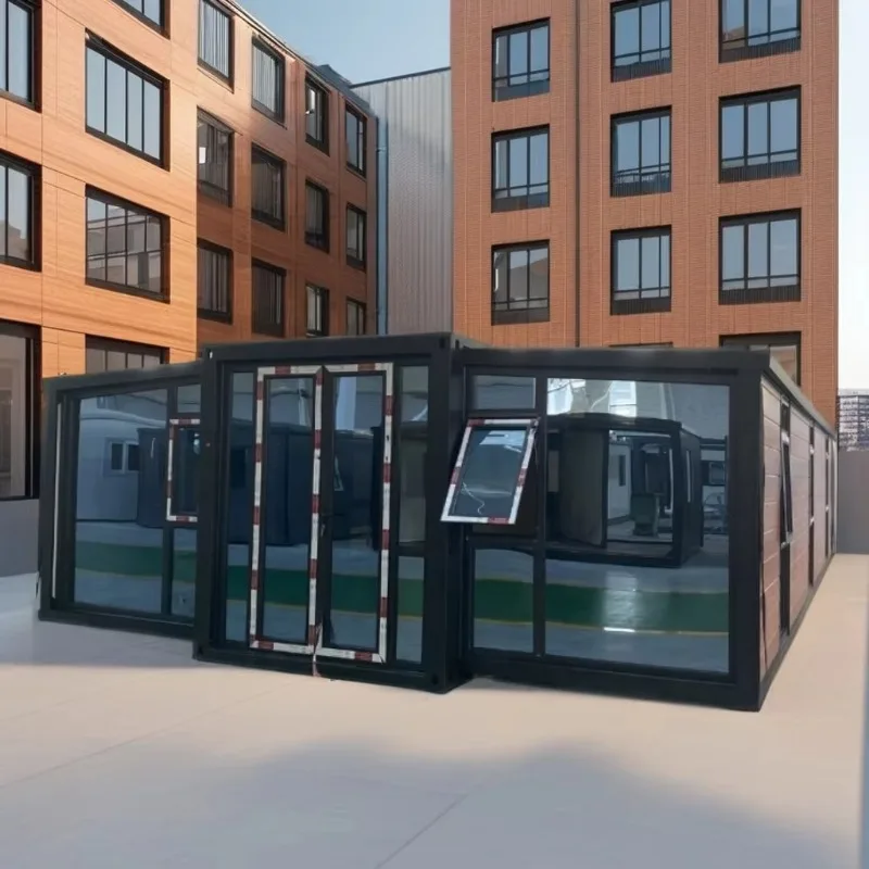 Steel Structure Expandable 20ft Home Container Prefab Foldable Portable Tiny House Cabin Office