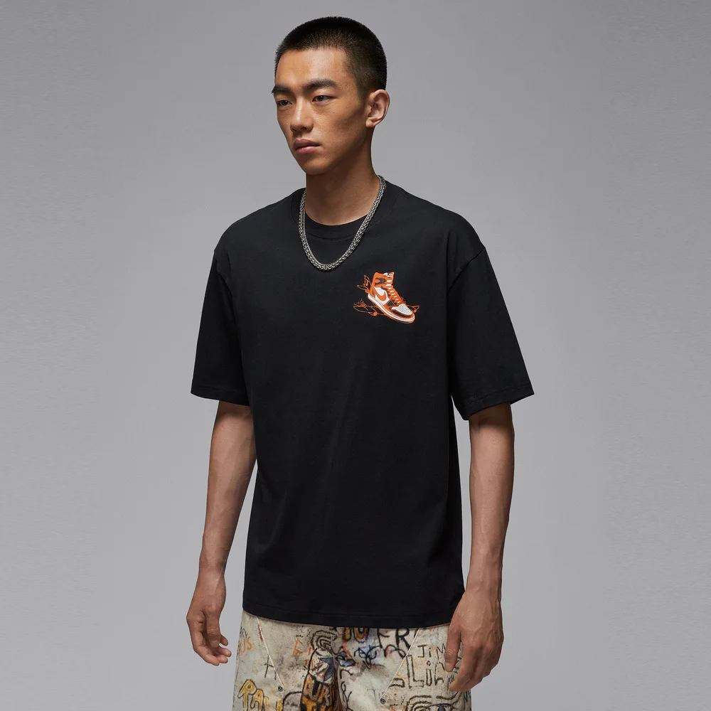 

NIKE 2025 Men's AS M J NC AJ1 AD SS CREW Knitted T-shirt HQ8973-010