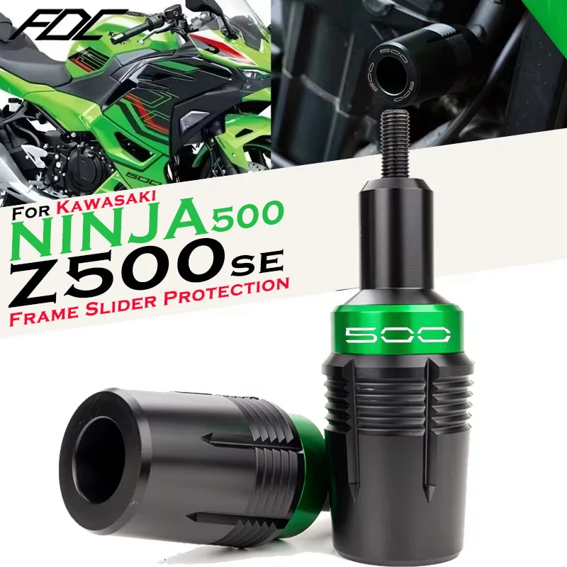 

For Kawasaki Z500 Ninja500 Ninja 500 Z 500 SE 2024 2025 Motorcycle Frame Slider Engine Guard Falling Crash Protector NINJA/Z500