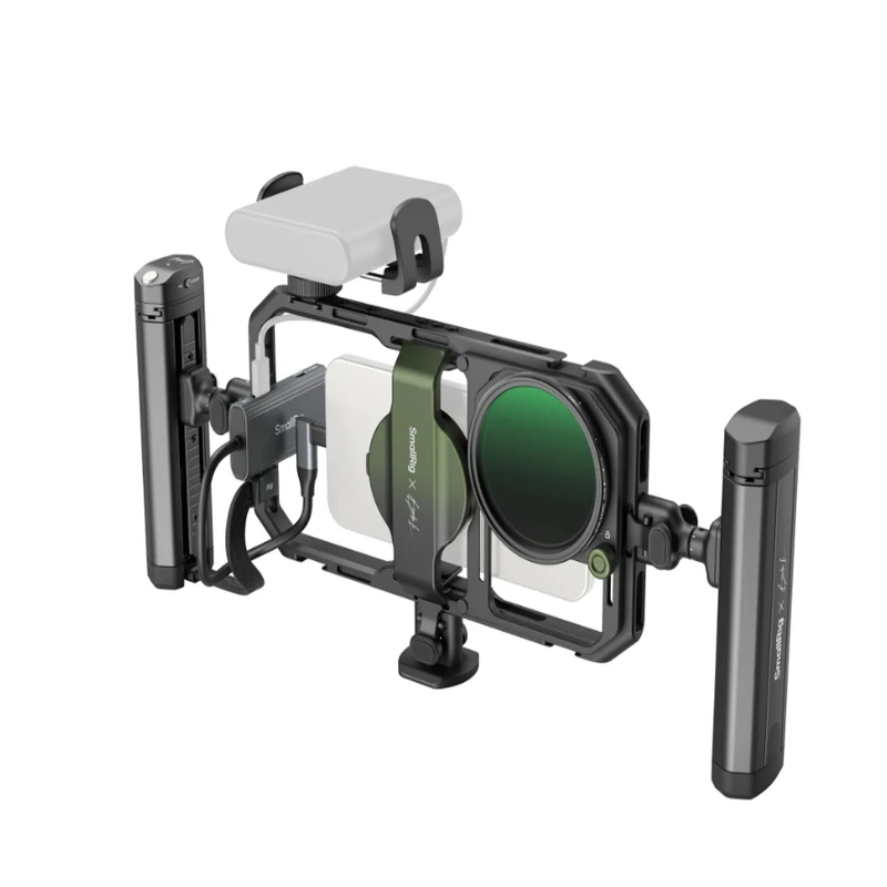 SmallRig 4596 All-in-One Quick Release Cage Kit for iPhone 16 Pro/Pro Max - Brandon Li Edition