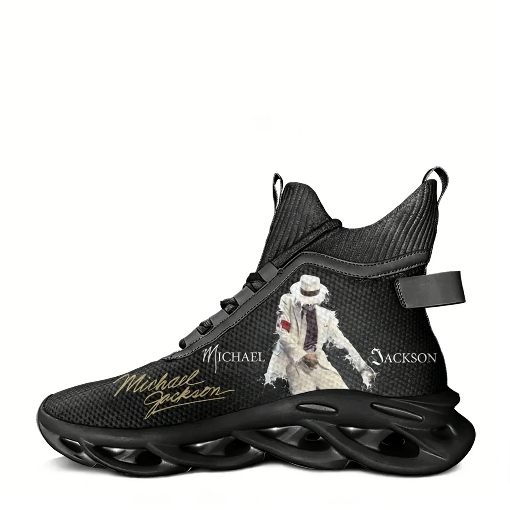 

Кроссовки Michael Jackson High Top Flats для мужчин и женщин, легкие кроссовки для походов, путешествий, альпинизма, бега