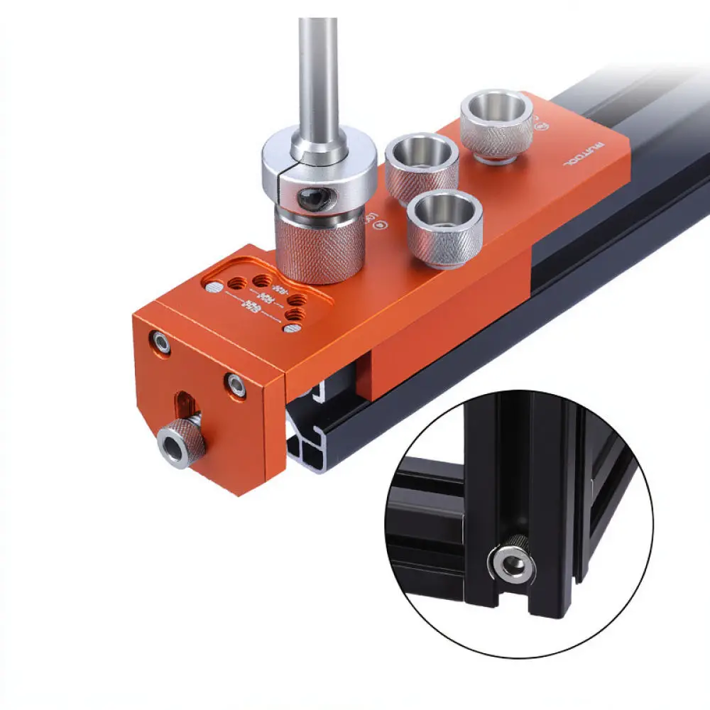 Aluminum Profile Assembly Jig Tool 20 30 40 Series Drilling Tapping Puncher For RUITOOL Construction Metal Frame Fixing