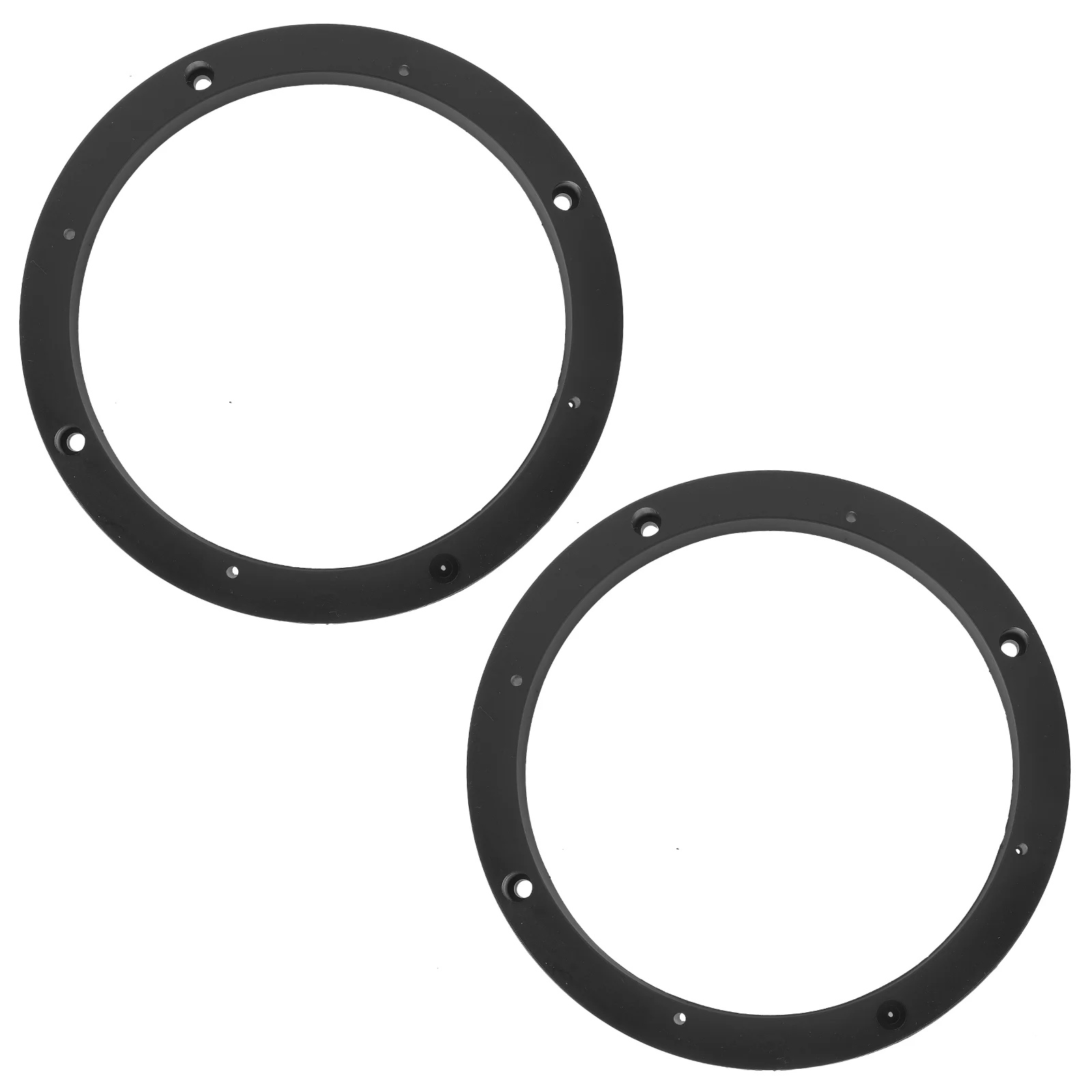 

2 Pcs Speaker Door Ring Pad Car Speakers Headphone Plastic Spacer Rings 65 Solid