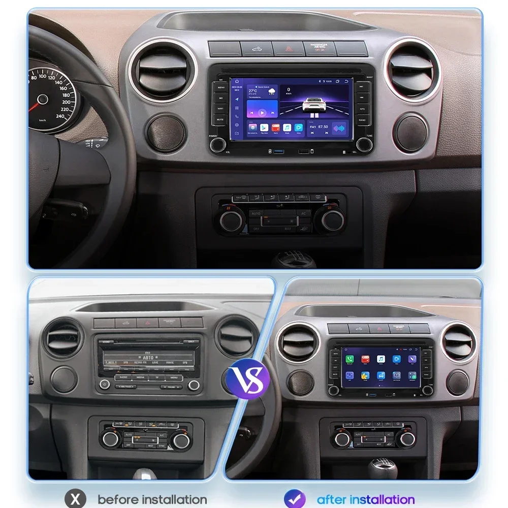 Android Car Multimedia for VW CADDY Amarok PASSAT B6 CC GOLF 5 POLO for Volkswagen Radio TOURAN SCIROCCO Jetta Carplay Player