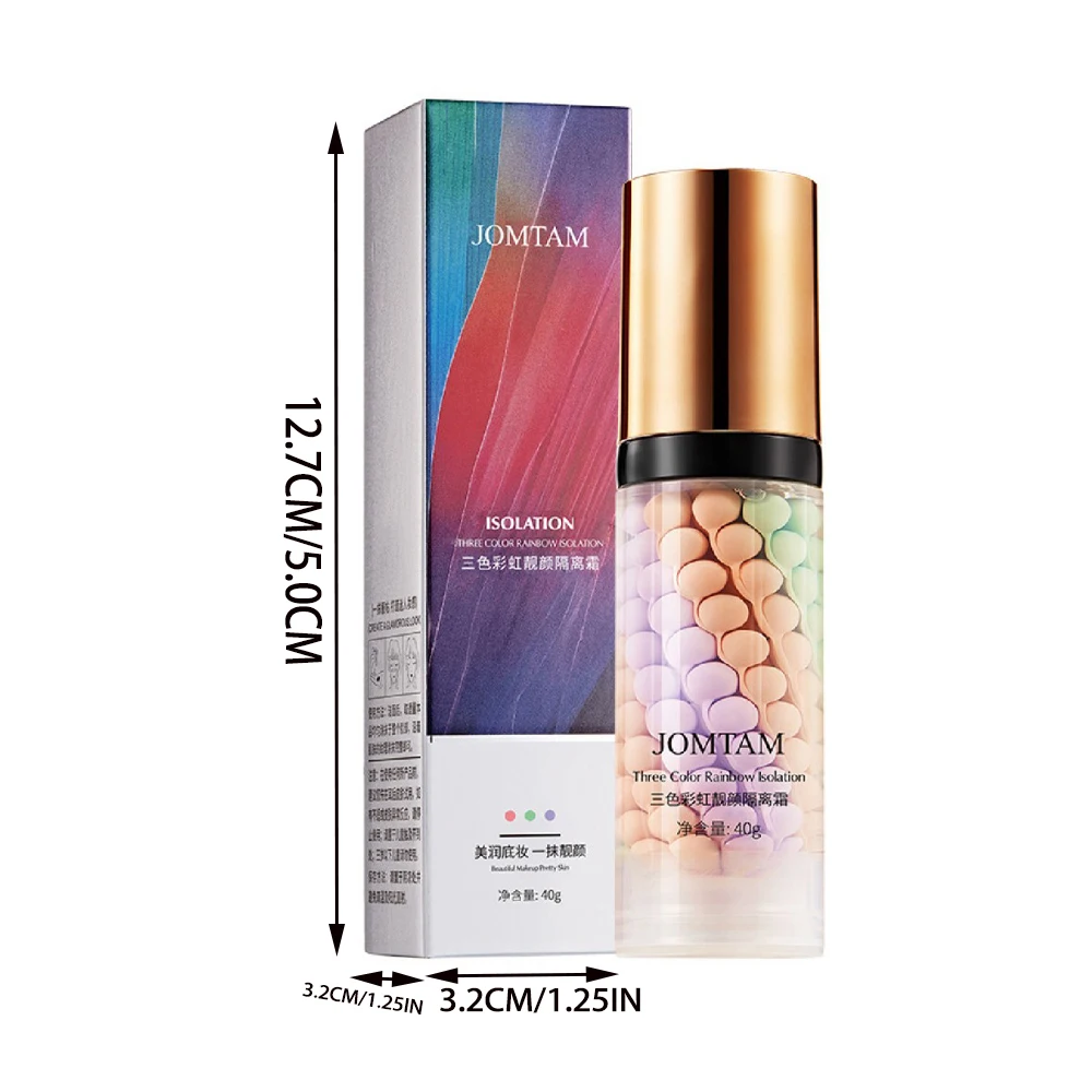 메이크업 프라이머 통기성 BB 크림 끈적이지 않는 페이스 파운데이션 집중 보습 깊은 수분 공급 피부를 밝게 해줍니다