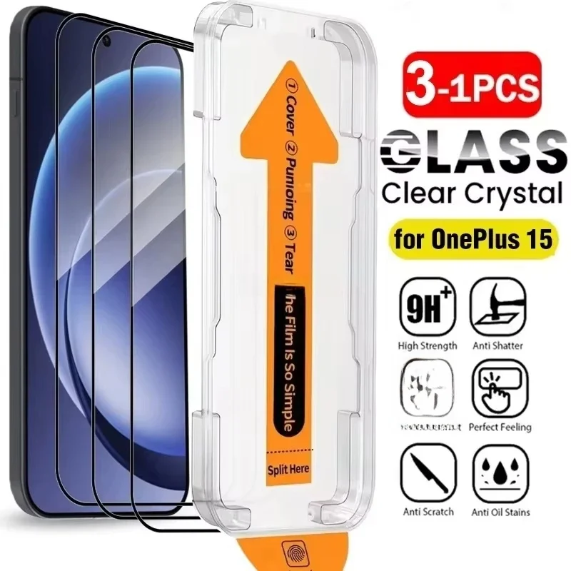 

1-3PCS Dust Free For Xiaomi 15T 15T Pro Easy Installation Tempered Glass Clear Anti-Scratch Oleopholic Coating Screen Protector
